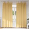 vidaXL Rideaux occultants avec anneaux 2 pcs Beige 260 x 140 cm