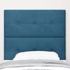 vidaXL T&ecirc;te de lit Bleu fonc&eacute; 100 cm Velours