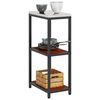 vidaXL Rangement de cuisine avec &eacute;tag&egrave;re Rouill&eacute; 60 x 50 x 92 cm Acier