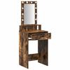 vidaXL Table de Toilette Marron 50 x 41 x 140 cm Bois d'ingénierie