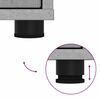 vidaXL Armoires de rangement 2 pcs Gris b&eacute;ton 60 x 48 x 105 cm
