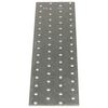 vidaXL Plaques perfor&eacute;es 20 pcs 2 mm 300x80 mm acier galvanis&eacute;