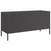 vidaXL Meuble TV noir 100,5x39x50,5 cm acier