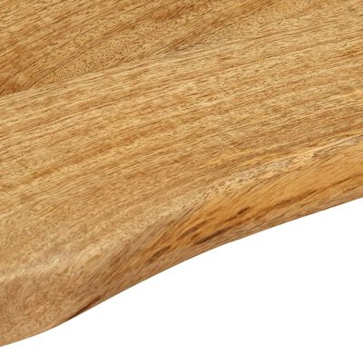 vidaXL Dessus de table 160x40x3,8 cm bord vivant bois massif manguier