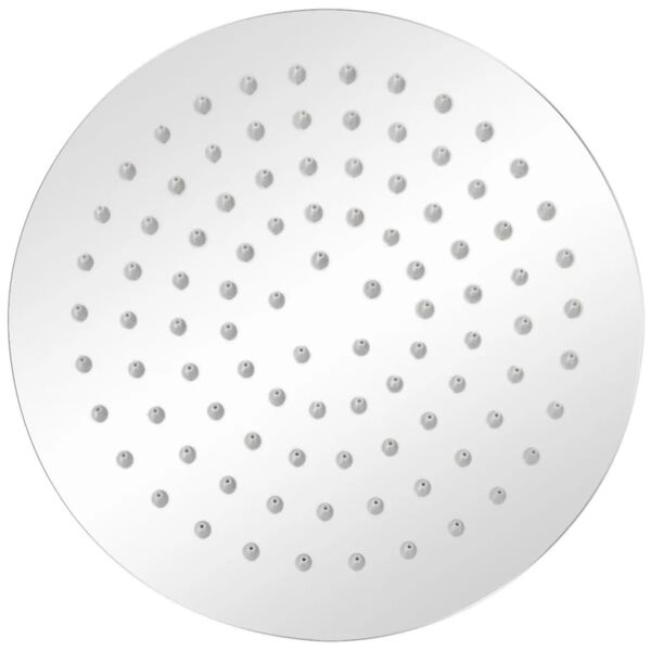 vidaXL T&ecirc;te de douche plongeante ronde en acier inoxydable 20 cm