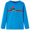vidaXL T-shirt enfants manches longues bleu cobalt 116