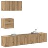 vidaXL Ensemble meuble TV 3 pcs Ch&ecirc;ne artisanal Bois d'ing&eacute;nierie