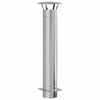 vidaXL Extension de Conduit Argent&eacute; 35 x 35 x 132 cm Acier inoxydable
