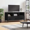 vidaXL Meuble TV noir 102x36x50 cm bois d'ing&eacute;nierie