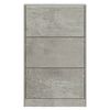 vidaXL Armoire &agrave; chaussures Gris b&eacute;ton 63x24x103 cm Bois d'ing&eacute;nierie