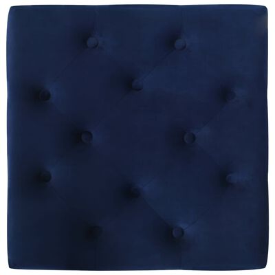 vidaXL Tabouret Bleu marine 60x60x36 cm Velours