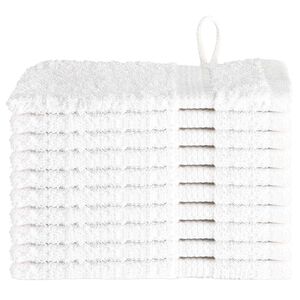 vidaXL Serviette Invit&eacute; SOLUND 10 pc Blanc 15 x 21 cm 550 gsm
