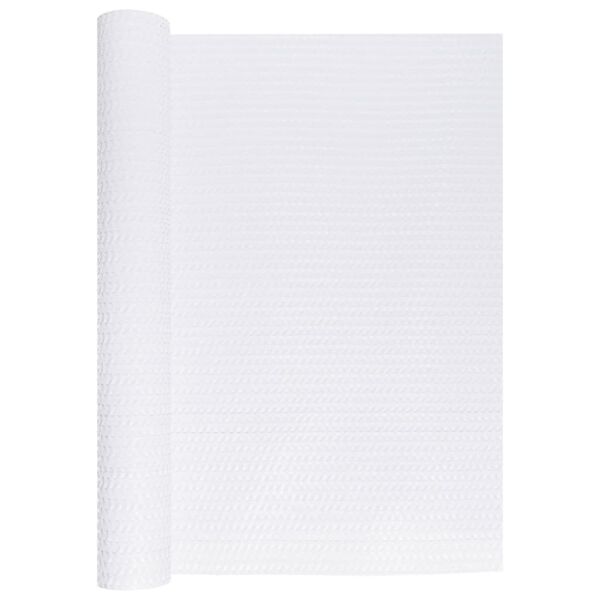 vidaXL Paravent de balcon blanc 600x80 cm r&eacute;sine tress&eacute;e