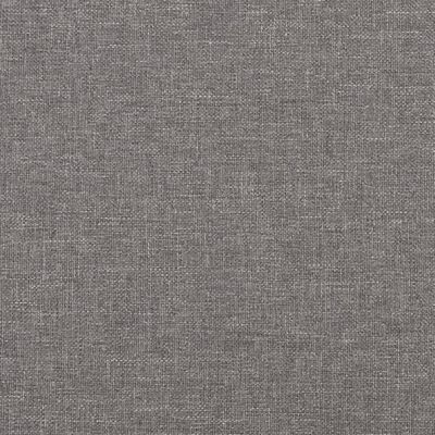 vidaXL Canapé à 3 places Gris clair 180 cm Tissu