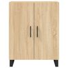 vidaXL Buffet haut Chêne sonoma 69,5x34x180 cm Bois d'ingénierie