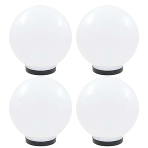 vidaXL Lampes &agrave; LED sous forme de boule 4 pcs Sph&eacute;rique 25 cm PMMA