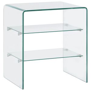 vidaXL Table basse 50x40x56 cm Verre tremp&eacute;