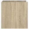 vidaXL Table de chevet ch&ecirc;ne sonoma 45x50x50 cm bois d&rsquo;ing&eacute;nierie