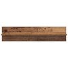 vidaXL &Eacute;tag&egrave;re Murale avec &eacute;tag&egrave;re 2 pcs Bois Ancien 80 x 11,5 x 18 cm