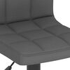 vidaXL Tabouret de bar Gris fonc&eacute; Tissu