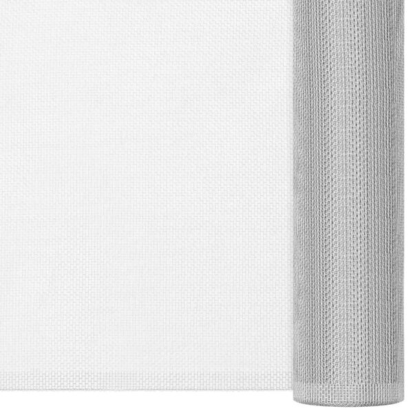 vidaXL &Eacute;cran en treillis Aluminium 80x1000 cm Argent&eacute;