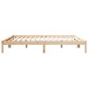 vidaXL Cadre de lit extra long sans matelas 180x220 cm bois massif pin