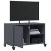 vidaXL Meuble TV anthracite 68x39x43,5 cm acier