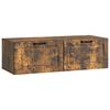 vidaXL Meuble TV mural Ch&ecirc;ne fum&eacute; 98 x 41 x 30 cm Bois d'ing&eacute;nierie