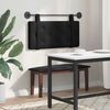 vidaXL T&ecirc;te de lit suspendue Montage mural Noir 90 x 55 x 5 cm Velours