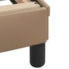 vidaXL Cadre de lit sans matelas Hvar cappuccino 180x200 cm similicuir