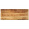 vidaXL Dessus de table rectangulaire bois massif de manguier brut