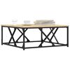 vidaXL Table basse ch&ecirc;ne sonoma 70x70x30 cm bois d'ing&eacute;nierie