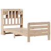 vidaXL Lit biblioth&egrave;que sans matelas 75x190 cm bois de pin massif