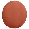 vidaXL Coussins de si&egrave;ge 2 pcs Rouge orange &Oslash; 60 cm