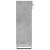 vidaXL Armoire &agrave; chaussures gris b&eacute;ton 30x35x105 cm bois d'ing&eacute;nierie