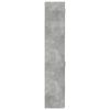 vidaXL Armoire de rangement mince gris b&eacute;ton 40x42,5x225 cm