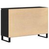 vidaXL Buffet Chêne noir 101.5 x 35 x 70 cm Bois d'ingénierie
