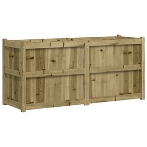 vidaXL Jardini&egrave;re 150x50x70 cm bois de pin impr&eacute;gn&eacute;