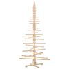 vidaXL Arbre de No&euml;l en bois pour d&eacute;coration 210 cm bois massif de pin