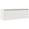 vidaXL Armoire murale Blanc 100x30x35 cm Bois de pin massif