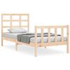 vidaXL Cadre de lit sans matelas 90x190 cm bois de pin massif