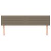 vidaXL T&ecirc;tes de lit Taupe 160x5x78/88 cm Tissu
