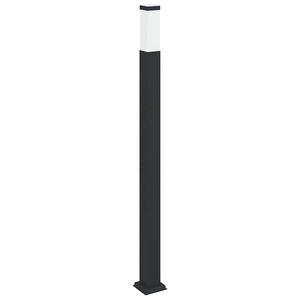 vidaXL Borne lumineuse 110 cm noire IP44