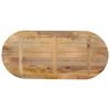 vidaXL Dessus de table 140x50x2,5 cm ovale bois massif de manguier