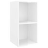 vidaXL Ensemble de meuble TV 4 pcs Blanc brillant Bois d'ing&eacute;nierie