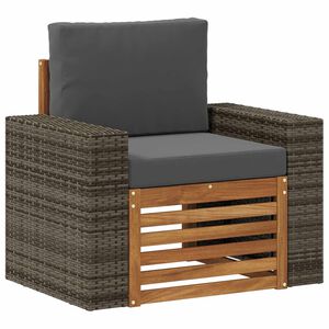 vidaXL Sofa de milieu ext&eacute;rieur Naturel