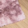 vidaXL Tapis Shaggy &agrave; poils longs NAVARRA rose poudr&eacute; 240x340 cm