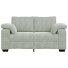vidaXL Canap&eacute; causeuse gris clair 160x77x82 cm velours