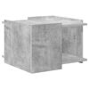 vidaXL Table basse Gris b&eacute;ton 50,5 x 50 x 33 cm Bois d'ing&eacute;nierie