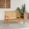 vidaXL Canap&eacute; de jardin 120 cm bois d'acacia massif